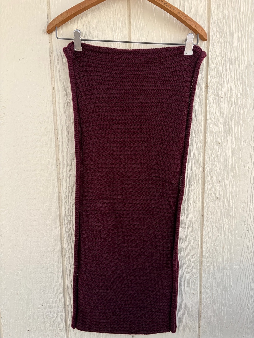 Unisex Large warm knitted long winter scarf